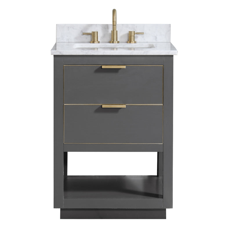 Avanity Allie 25 inch Vanity Combo ALLIE-VS25-TGG-C