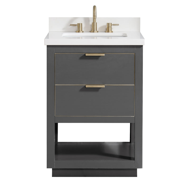 Avanity Allie 25 inch Vanity Combo ALLIE-VS25-TGG-WQ