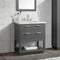 Avanity Allie 31 inch Vanity Combo ALLIE-VS31-TGS-WQ