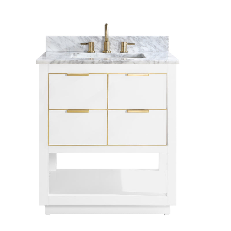 Avanity Allie 31 inch Vanity Combo ALLIE-VS31-WTG-C