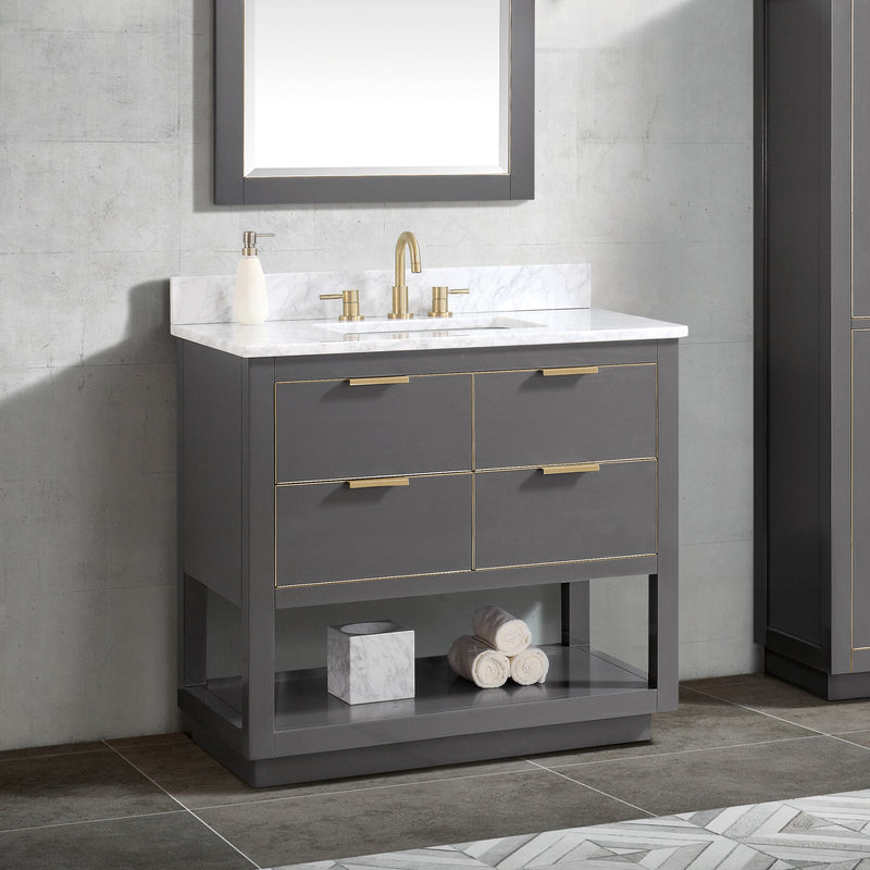 Avanity Allie 36 inch Vanity Only ALLIE-V36-TGG