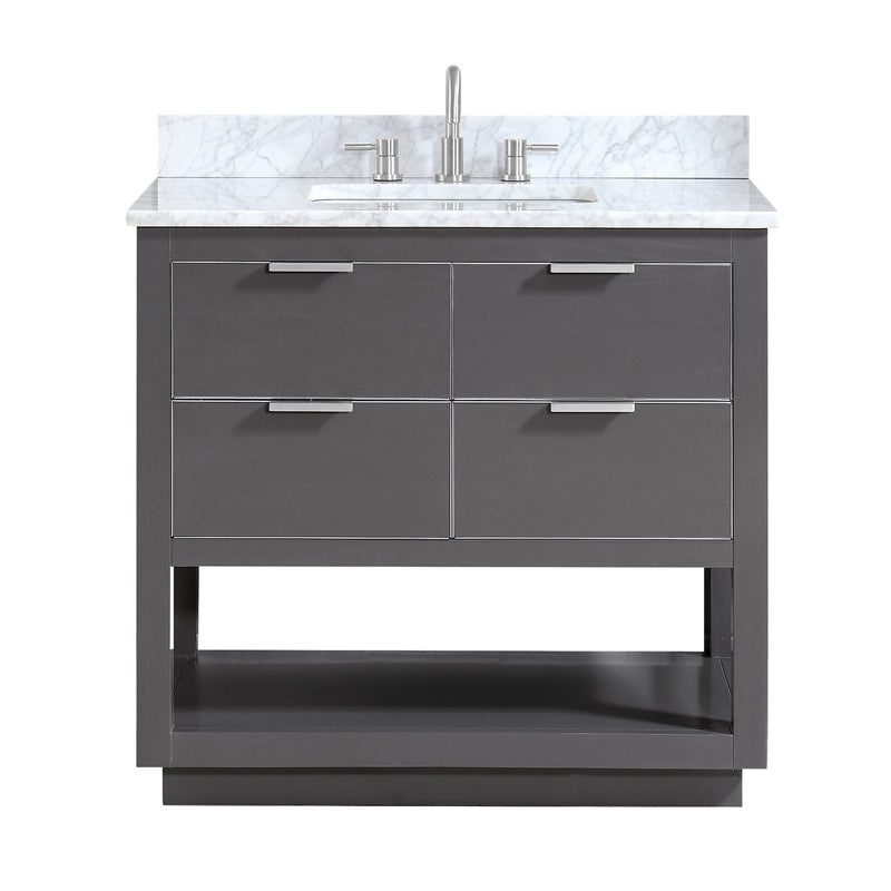 Avanity Allie 37 inch Vanity Combo ALLIE-VS37-TGS-C