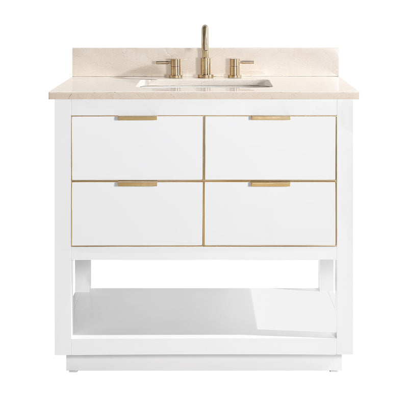 Avanity Allie 37 inch Vanity Combo ALLIE-VS37-WTG-D