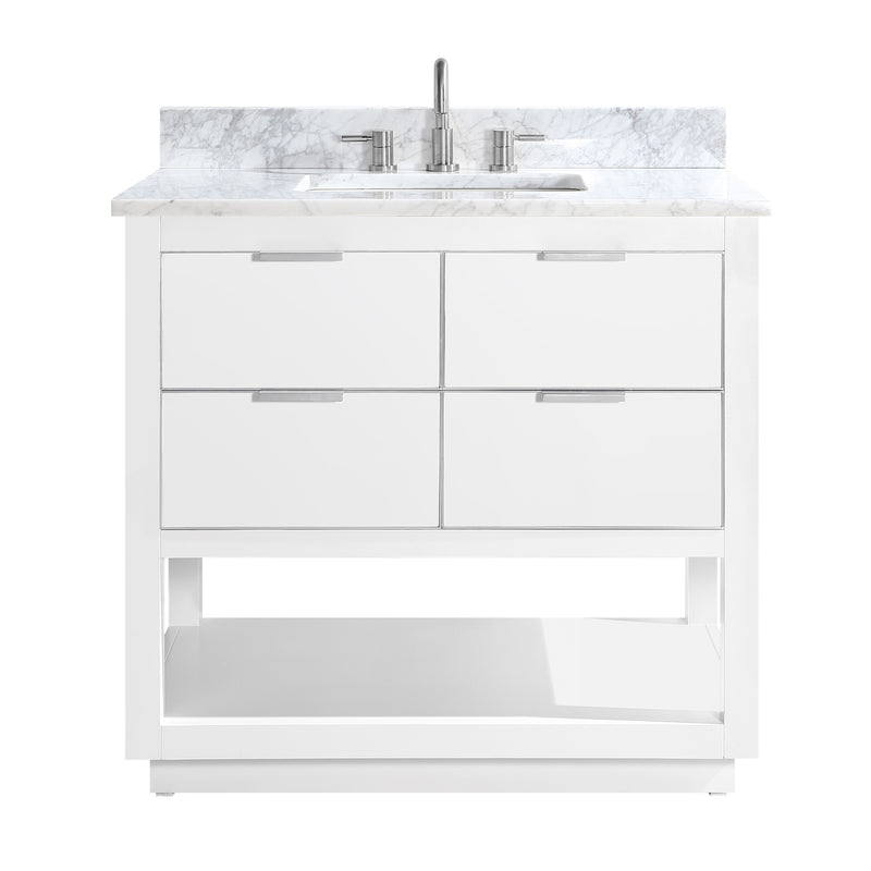 Avanity Allie 37 inch Vanity Combo ALLIE-VS37-WTS-C