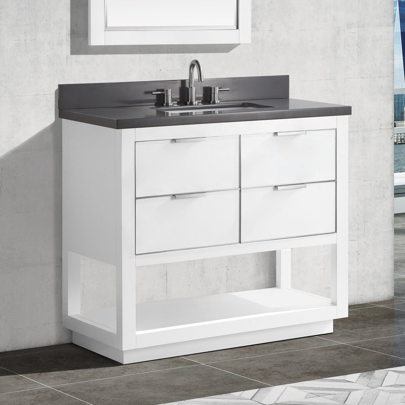 Avanity Allie 37 inch Vanity Combo ALLIE-VS37-WTS-GQ