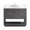 Avanity Allie 43 inch Vanity Combo ALLIE-VS43-TGS-WQ