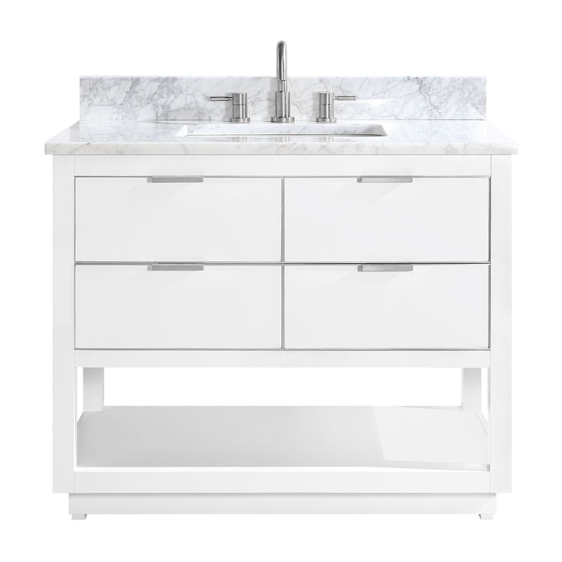 Avanity Allie 43 inch Vanity Combo ALLIE-VS43-WTS-C