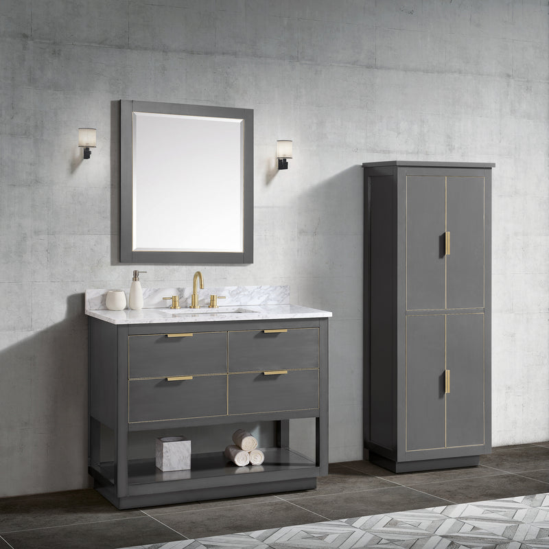 Avanity Allie 43 inch Vanity Combo ALLIE-VS43-TGG-C