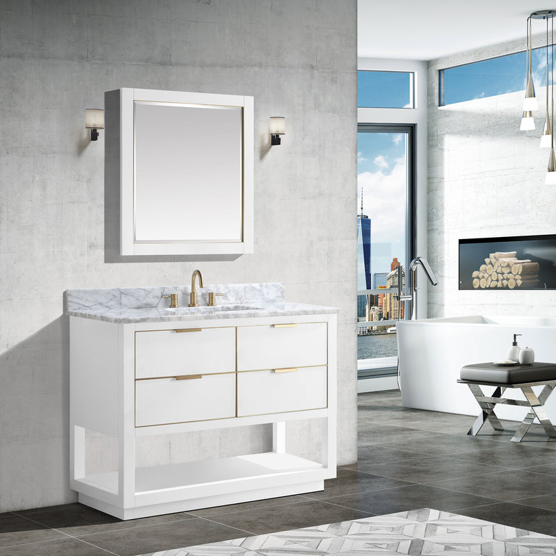 Avanity Allie 42 inch Vanity Only ALLIE-V42-WTG