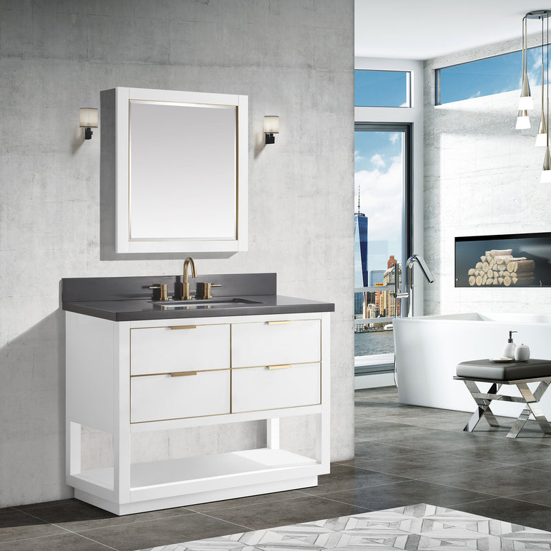 Avanity Allie 43 inch Vanity Combo ALLIE-VS43-WTG-GQ