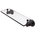 Allied Brass Astor Place 16 inch Glass Vanity Shelf with Beveled Edges AP-1-16-ABZ