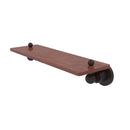 Allied Brass Astor Place Collection 16 Inch Solid IPE Ironwood Shelf AP-1-16-IRW-VB