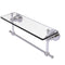 Allied Brass Astor Place 16 Inch Glass Vanity Shelf with Integrated Towel Bar AP-1TB-16-PC