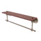 Allied Brass Astor Place Collection 22 Inch Solid IPE Ironwood Shelf with Integrated Towel Bar AP-1TB-22-IRW-PEW