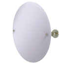 Allied Brass Frameless Round Tilt Mirror with Beveled Edge AP-90-PNI