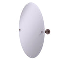 Allied Brass Frameless Oval Tilt Mirror with Beveled Edge AP-91-CA