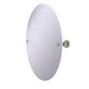 Allied Brass Frameless Oval Tilt Mirror with Beveled Edge AP-91-PNI