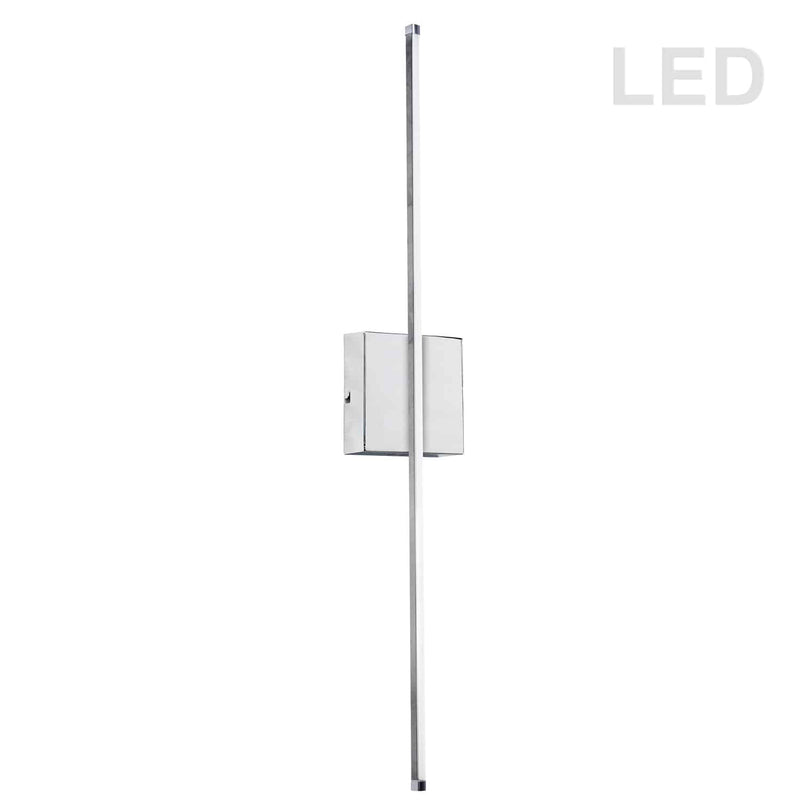 Dainolite 19W Wall Sconce Pc W/Wh Acrylic Diffuser ARY-2519LEDW-PC