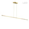 Dainolite 30W Horizontal Pendant Aged Brass with White Acrylic Diffuser ARY-3830LEDHP-AGB