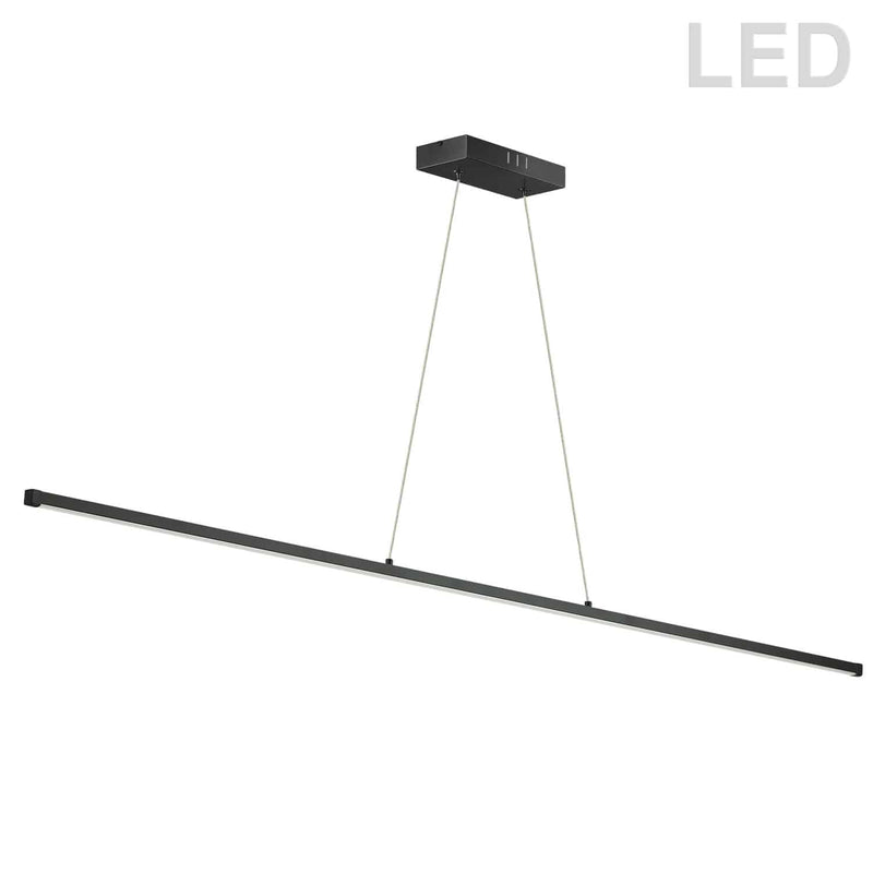 Dainolite 30W Horiz Pendant Mb W/ Wh Acrylic Diffuser ARY-4830LEDHP-MB