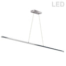 Dainolite 30W Horiz Pendant Pc W/ Wh Acrylic Diffuser ARY-4830LEDHP-PC