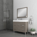 Alya Bath Ripley 39" Modern Bathroom Vanity Gray AT-8041-G