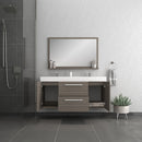 Alya Bath Ripley 54" Gray Double Vanity with Sink AT-8047-G-D