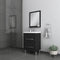 Alya Bath Ripley 24" Black Vanity with Sink AT-8080-B