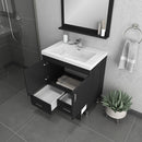 Alya Bath Ripley 30" Black Vanity with Sink AT-8085-B