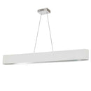 Dainolite 30W Horizontal Pendant Polished Chrome with White and Silver Shade AUB-R5030HP-PC-691