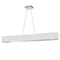 Dainolite 30W Horizontal Pendant Polished Chrome with White and Silver Shade AUB-R5030HP-PC-691