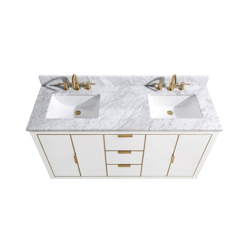 Avanity Austen 61 inch Vanity Combo AUSTEN-VS61-WTG-C