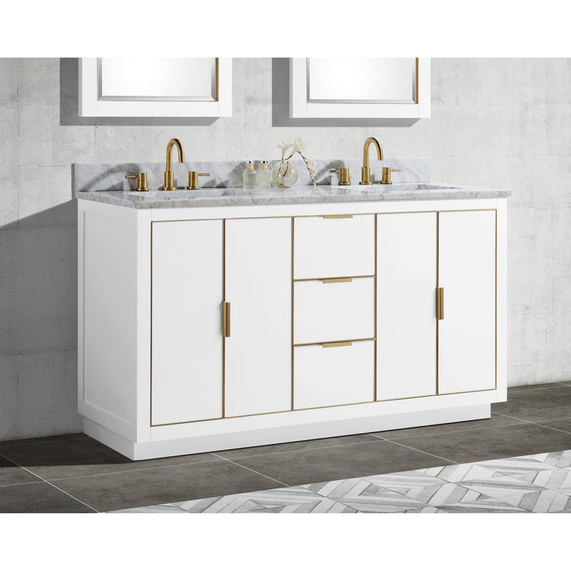 Avanity Austen 61 inch Vanity Combo AUSTEN-VS61-WTG-C