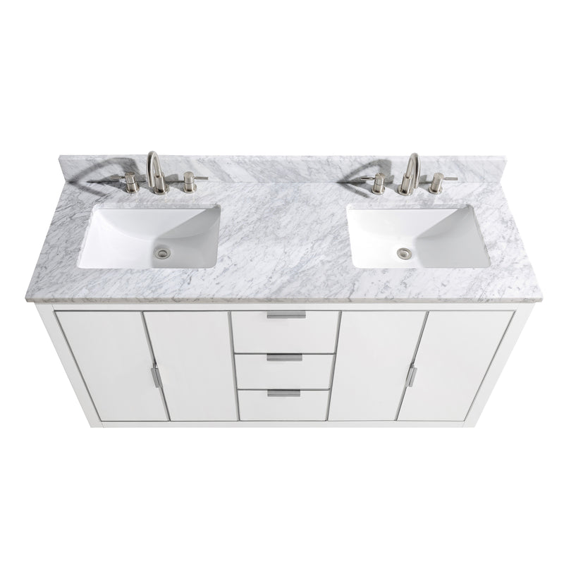 Avanity Austen 61 inch Vanity Combo AUSTEN-VS61-WTS-C