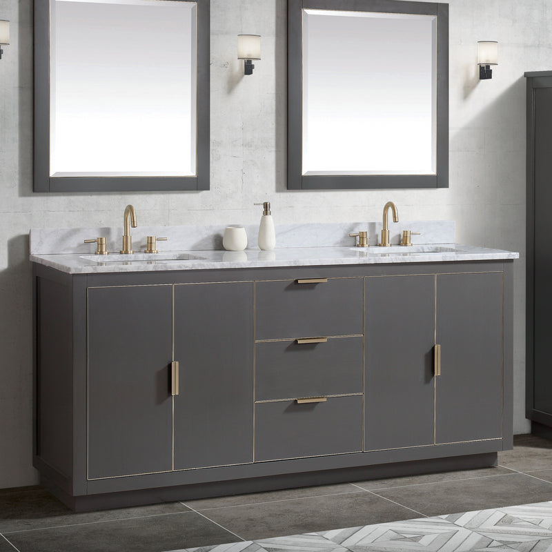 Avanity Austen 72 inch Vanity Only AUSTEN-V72-TGG