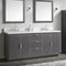 Avanity Austen 73 inch Vanity Combo AUSTEN-VS73-TGS-WQ