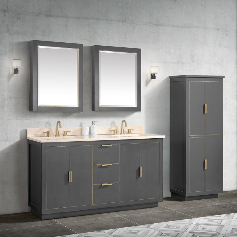 Avanity Austen 61 inch Vanity Combo AUSTEN-VS61-TGG-D