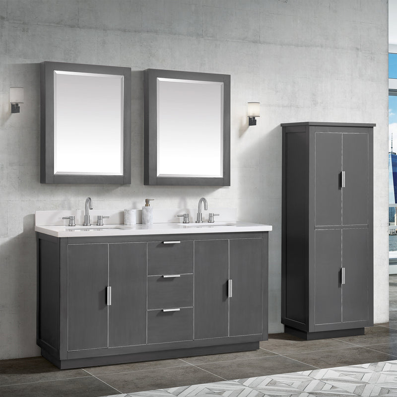 Avanity Austen 61 inch Vanity Combo AUSTEN-VS61-TGS-WQ