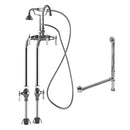 Cambridge Plumbing Complete Free Standing Package for Clawfoot Tub Faucet assembly PC