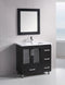 Design Element Stanton 36" Single Sink Vanity Set in Espresso