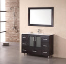 Design Element Stanton 48" Single Sink Vanity Set in Espresso