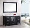 Design Element Stanton 60" Single Sink Vanity Set in Espresso