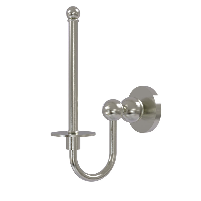 Allied Brass Bolero Collection Upright Toilet Tissue Holder BL-24U-SN