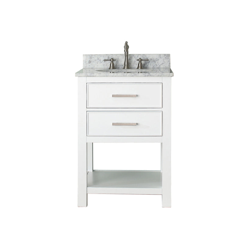 Avanity Brooks 25 inch Vanity Combo BROOKS-VS24-WT-C