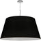 Dainolite 1 Light Brynn X Large Pendant Black Shade Pc BRY-XL-PC-797