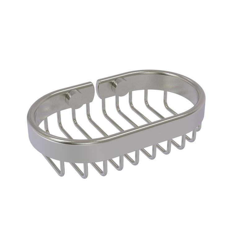 Allied Brass Oval Soap Basket BSK-150LA-SN