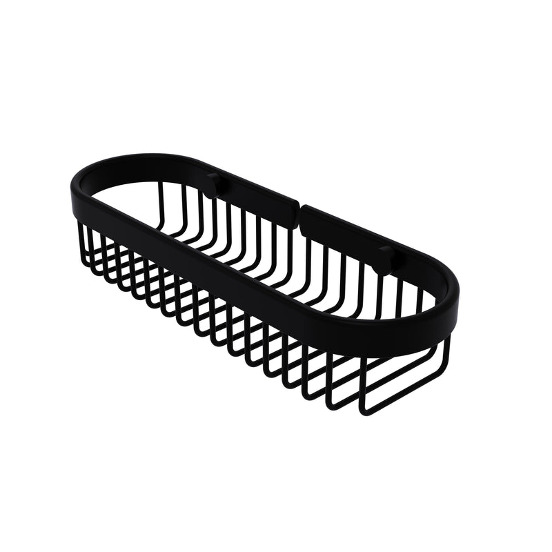 Allied Brass Oval Toiletry Wire Basket BSK-200LA-BKM