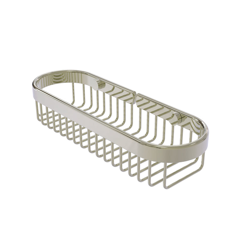 Allied Brass Oval Toiletry Wire Basket BSK-200LA-PNI