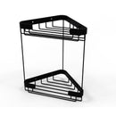 Allied Brass Double Tier Corner Shower Basket BSK-20DT-BKM