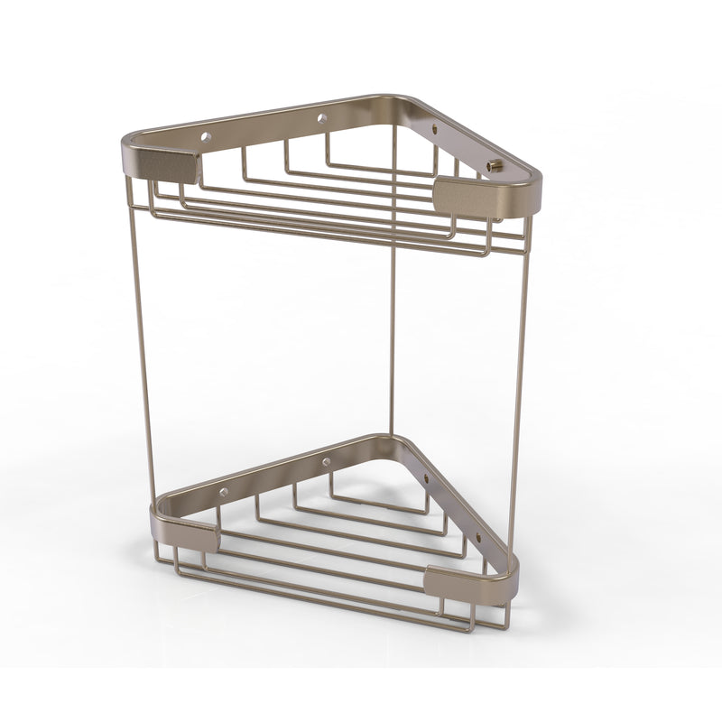 Allied Brass Double Tier Corner Shower Basket BSK-20DT-PEW